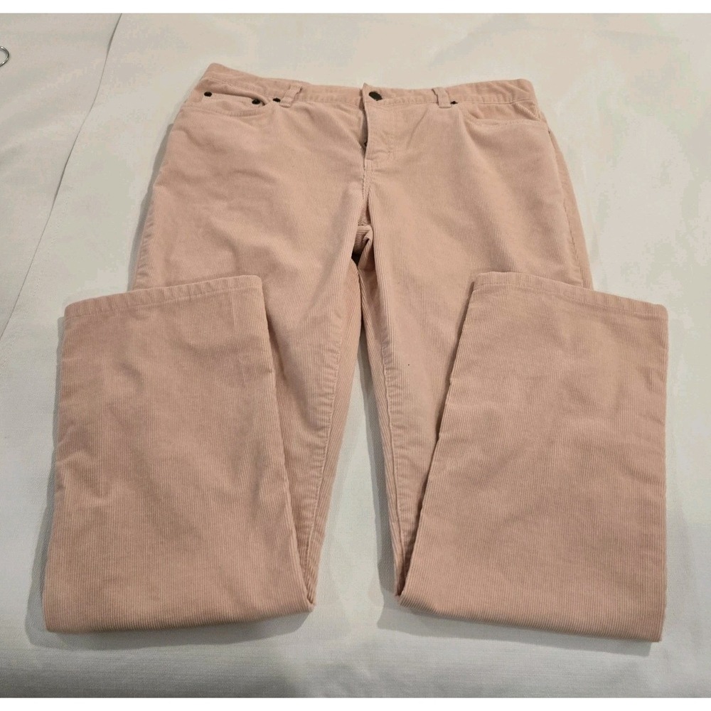 Lauren Jean Company Ralph Lauren  Women's Pink Corduroy Straight Leg Jeans 8‎